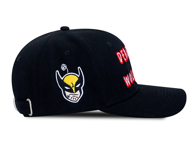 Gorra Deadpool &amp; Wolverine Original Edición limitada D&amp;W Negra
