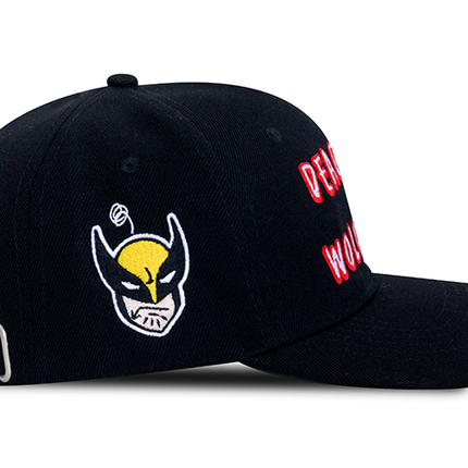 Gorra Deadpool &amp; Wolverine Original Edición limitada D&amp;W Negra
