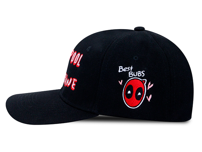 Gorra Deadpool &amp; Wolverine Original Edición limitada D&amp;W Negra