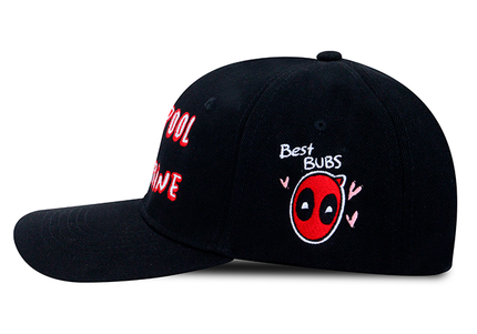 Gorra Deadpool &amp; Wolverine Original Edición limitada D&amp;W Negra