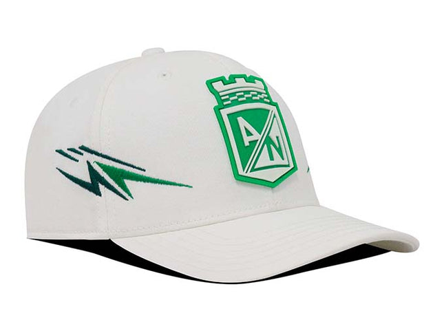 Gorra Atlético Nacional Oficial OC Caps urbana blanca