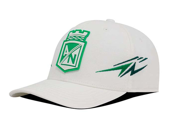 Gorra Atlético Nacional Oficial OC Caps urbana blanca