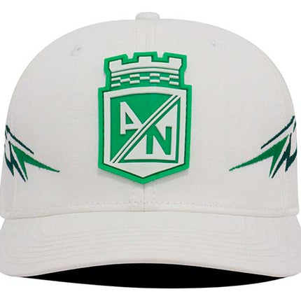 Gorra Atlético Nacional Oficial OC Caps urbana blanca