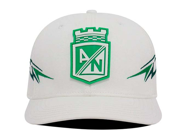Gorra Atlético Nacional Oficial OC Caps urbana blanca