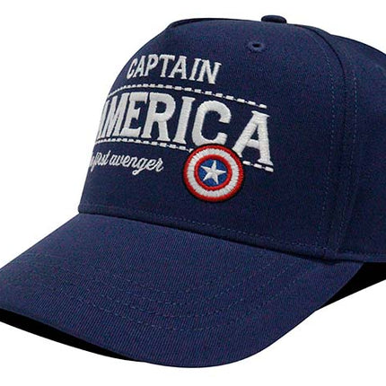 Gorra Marvel Original Captain America the first avenger Azul Oc Caps