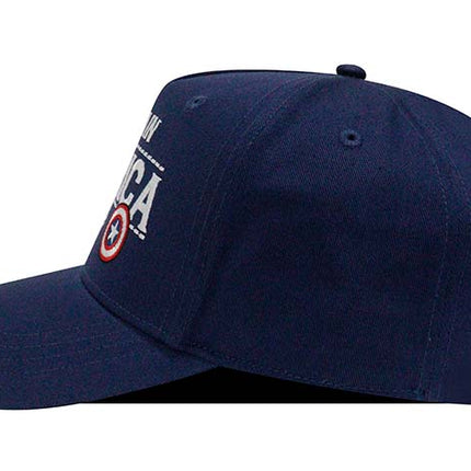 Gorra Marvel Original Captain America the first avenger Azul Oc Caps