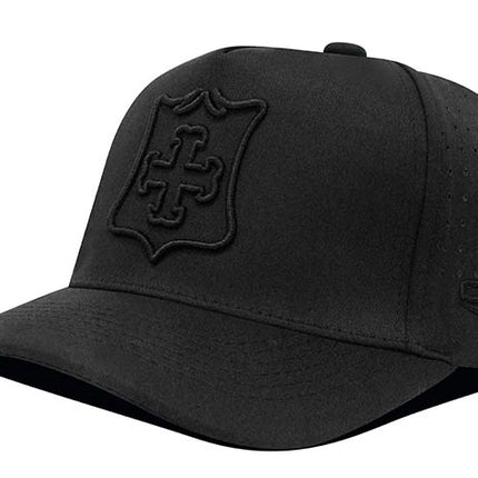 Gorra Independiente Santa Fe Oficial OC Caps Vintage Negra tono a tono