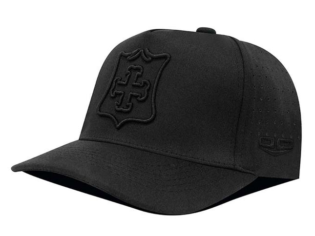 Gorra Independiente Santa Fe Oficial OC Caps Vintage Negra tono a tono