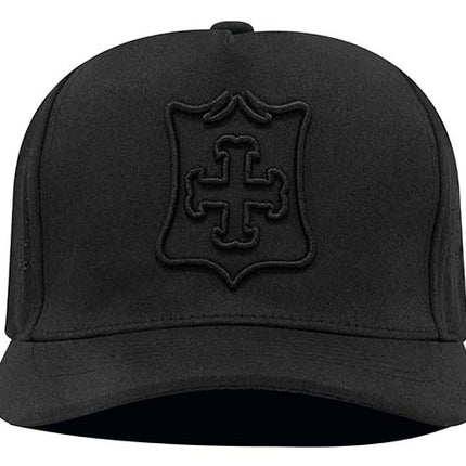 Gorra Independiente Santa Fe Oficial OC Caps Vintage Negra tono a tono