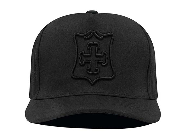 Gorra Independiente Santa Fe Oficial OC Caps Vintage Negra tono a tono