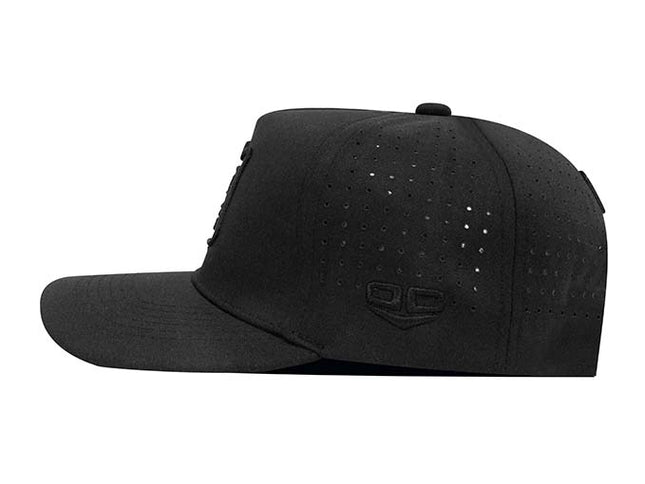 Gorra Independiente Santa Fe Oficial OC Caps Vintage Negra tono a tono
