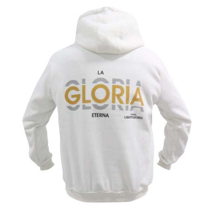 Hoodie Atlético Nacional Oficial conmebol libertadores silueta blanco