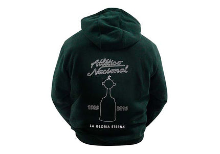 Hoodie Atlético Nacional Oficial conmebol libertadores verde botella