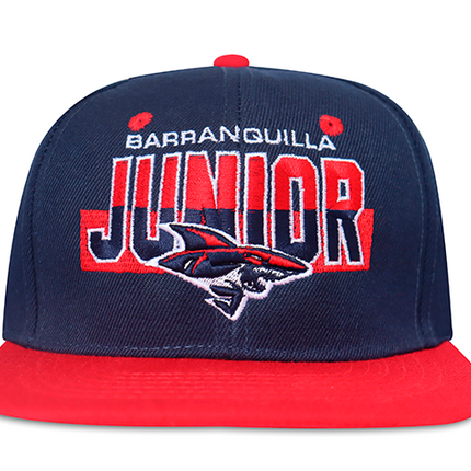 Gorra Junior FC Oficial Azul/Rojo Plana