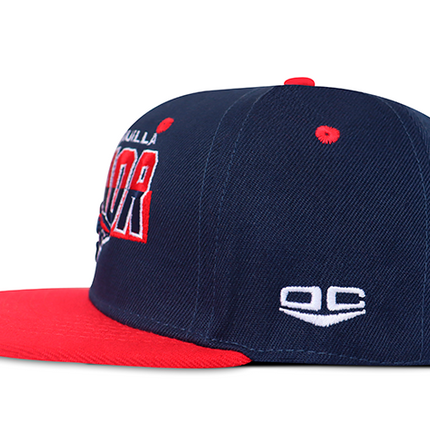 Gorra Junior FC Oficial Azul/Rojo Plana