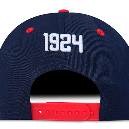 Gorra Junior FC Oficial Azul/Rojo Plana