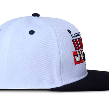 Gorra Junior FC Oficial Blanco/Negro Plana