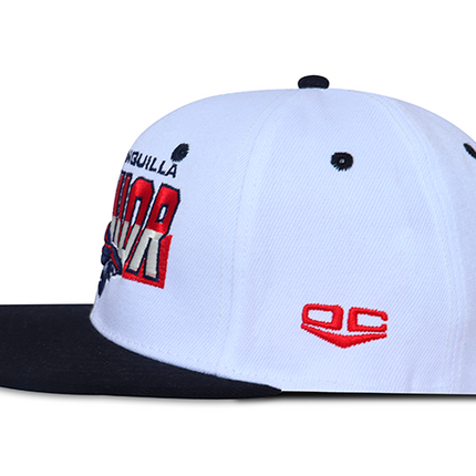 Gorra Junior FC Oficial Blanco/Negro Plana