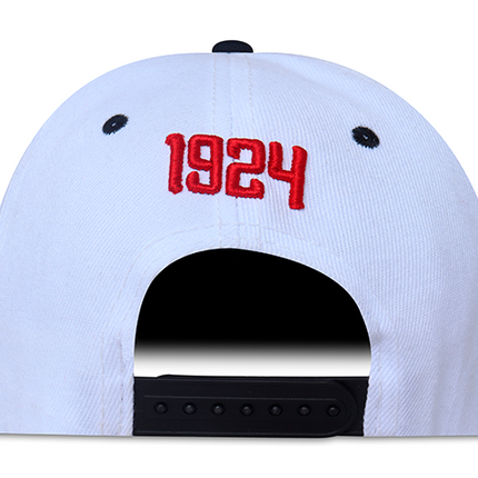 Gorra Junior FC Oficial Blanco/Negro Plana