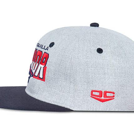 Gorra Junior FC Oficial Gris/Negro Plana