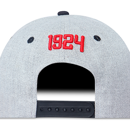 Gorra Junior FC Oficial Gris/Negro Plana