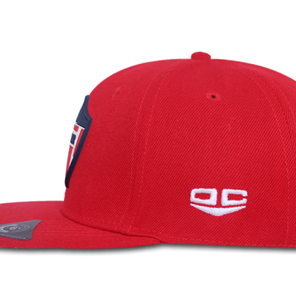 Gorra Junior FC Oficial Plana roja