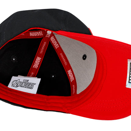 Gorra Marvel Original Negra/Rojo Talla Adulto Oc Caps