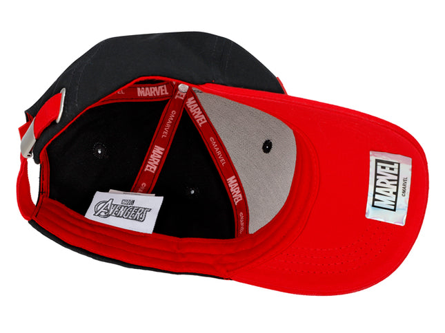 Gorra Marvel Original Negra/Rojo Talla Adulto Oc Caps