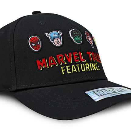 Gorra Marvel Avengers Personajes Original Negro Talla Adulto Oc Caps