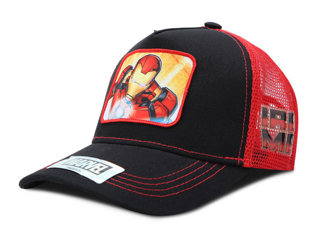 Gorra Marvel Comics Adulto Original Malla Iron Man Roja Oc Caps