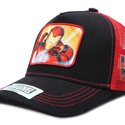 Gorra Marvel Comics Adulto Original Malla Iron Man Roja Oc Caps