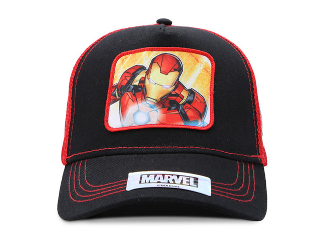 Gorra Marvel Comics Adulto Original Malla Iron Man Roja Oc Caps