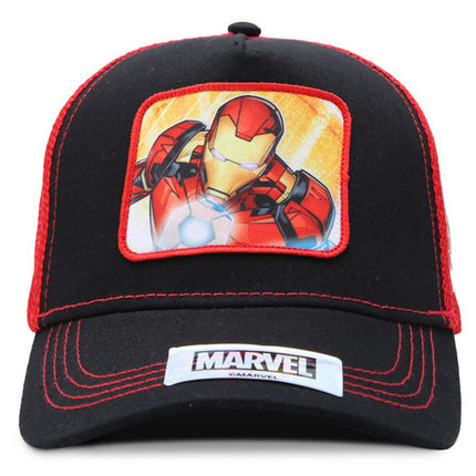 Gorra Marvel Comics Adulto Original Malla Iron Man Roja Oc Caps