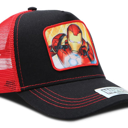 Gorra Marvel Comics Adulto Original Malla Iron Man Roja Oc Caps
