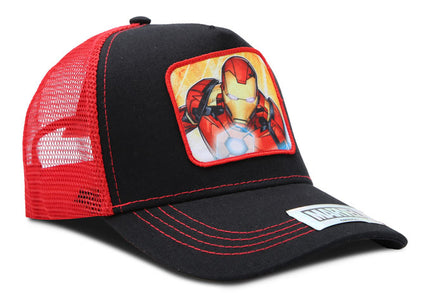 Gorra Marvel Comics Adulto Original Malla Iron Man Roja Oc Caps