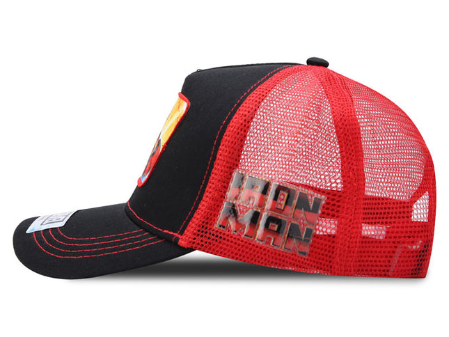 Gorra Marvel Comics Adulto Original Malla Iron Man Roja Oc Caps