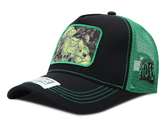 Gorra Marvel Comics Adulto Original Malla Hulk Verde Oc Caps