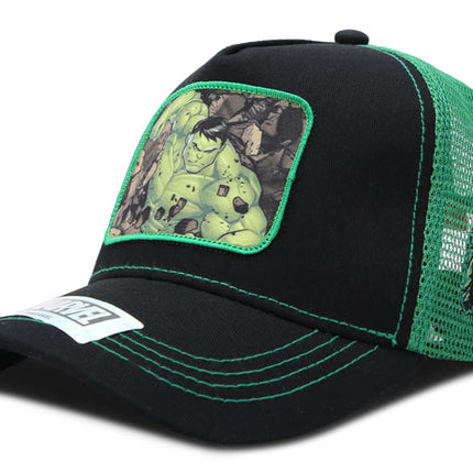 Gorra Marvel Comics Adulto Original Malla Hulk Verde Oc Caps