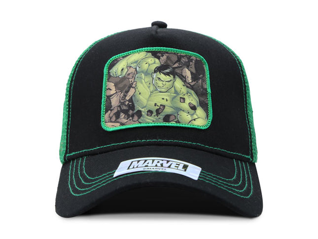 Gorra Marvel Comics Adulto Original Malla Hulk Verde Oc Caps