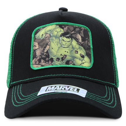 Gorra Marvel Comics Adulto Original Malla Hulk Verde Oc Caps