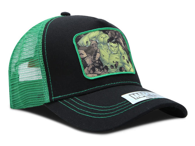 Gorra Marvel Comics Adulto Original Malla Hulk Verde Oc Caps