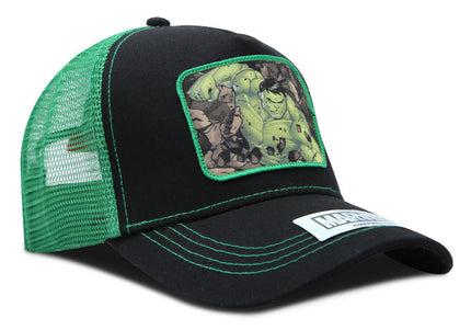 Gorra Marvel Comics Adulto Original Malla Hulk Verde Oc Caps