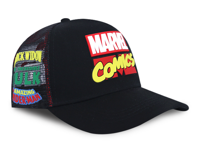Gorra Marvel Comics Original Malla Negra Oc Caps