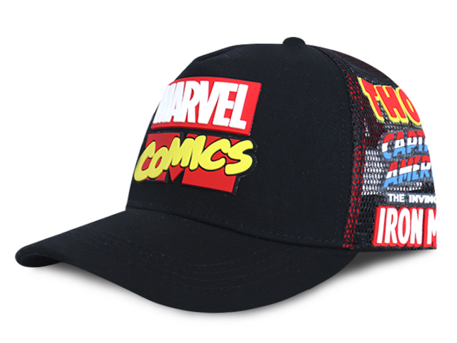 Gorra Marvel Comics Original Malla Negra Oc Caps