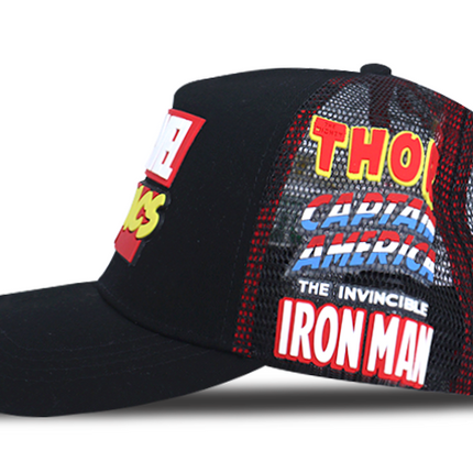 Gorra Marvel Comics Original Malla Negra Oc Caps