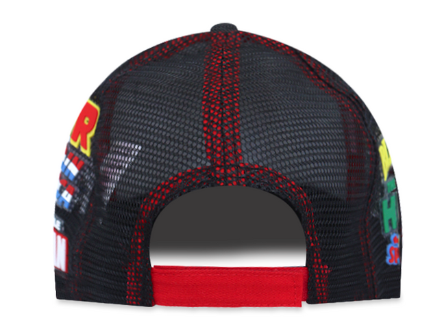 Gorra Marvel Comics Original Malla Negra Oc Caps