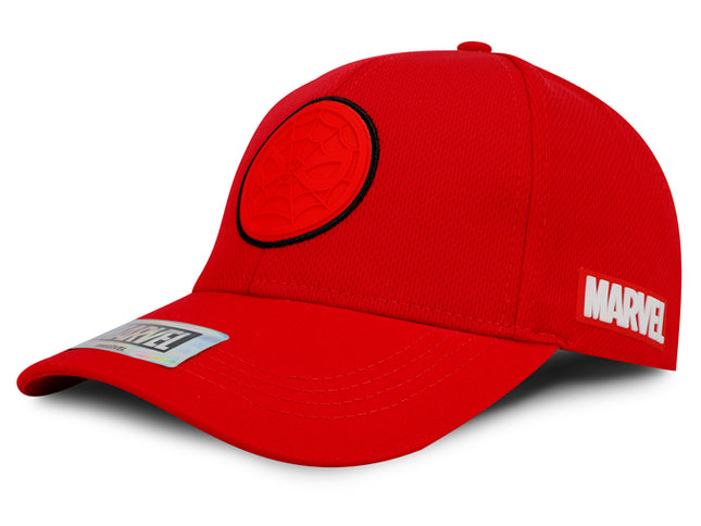 Gorra Marvel Spiderman Original Roja tono a tono Talla Adulto Oc Caps
