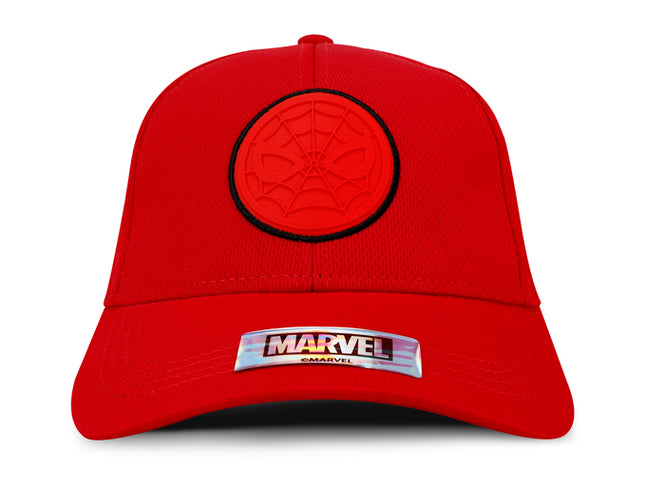 Gorra Marvel Spiderman Original Roja tono a tono Talla Adulto Oc Caps