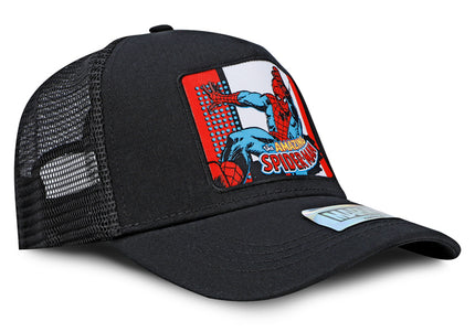 Gorra Marvel Spiderman Original Negra Malla Talla Adulto Oc Caps