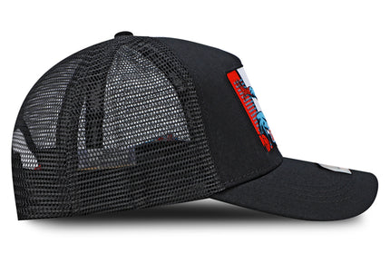 Gorra Marvel Spiderman Original Negra Malla Talla Adulto Oc Caps